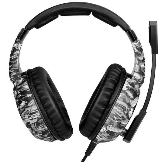 Gaming Headset With Noise Cancellation Microphone Volume Controller Tablet