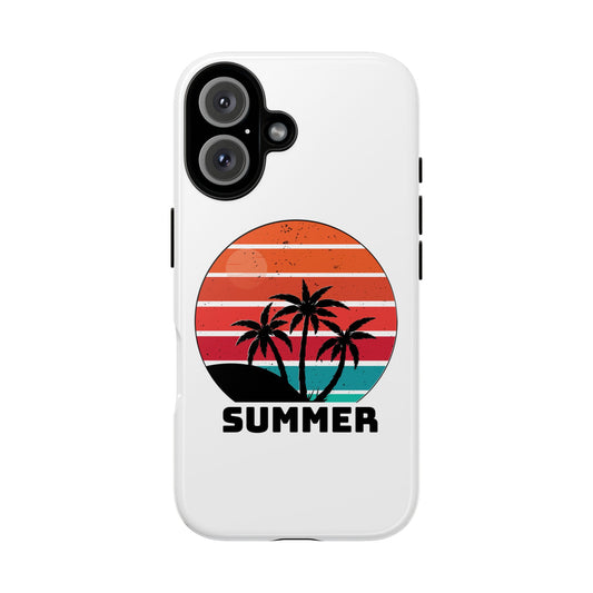 Summer Vibes Phone Case - Tough Cases, Tropical Phone Cover, Beach Lover Gift, Summer Travel Essentials, Vacation Must-Have